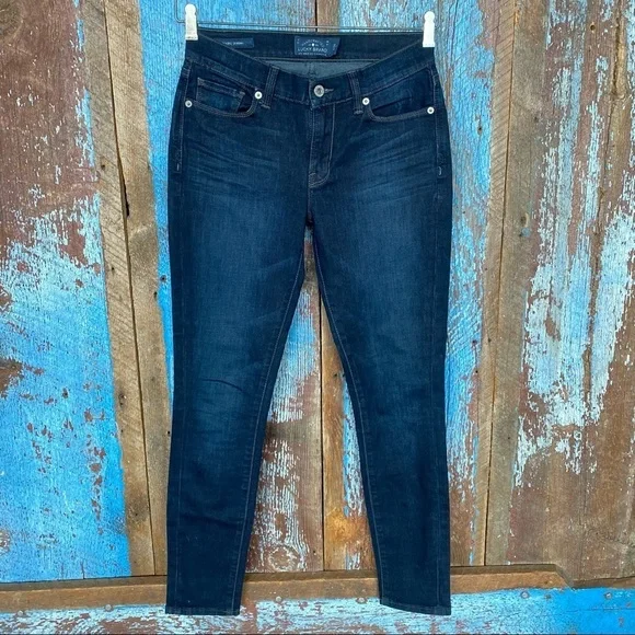 Lucky Brand Brooke Skinny Dark Wash Jean - Picture 1 of 6